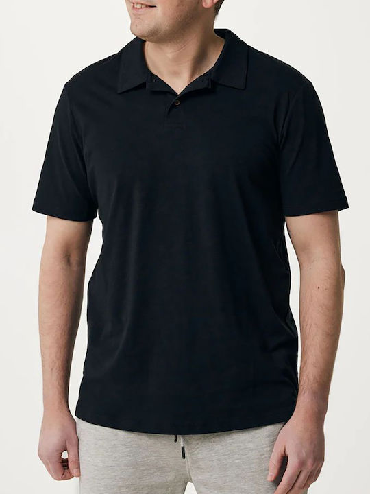 Mexx Herren Shirt Kurzarm Polo Black