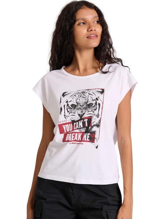 Bluza Damă Sport Tricou Alb