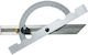 Gimex Electricians Angle Ruler Steel Length 30cm with Protractor