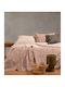 Melinen Amy Σετ Σεντόνια Διπλά με Λάστιχο 150x200+32εκ. Beige (4τμχ)