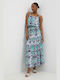 Sublevel Maxi Dress Blue