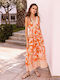 Summer Maxi Dress Orange