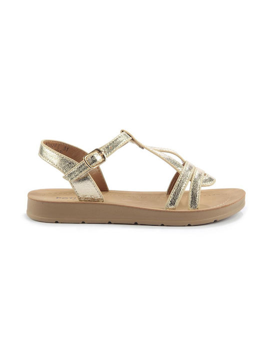 Fshoes Kinder Sandalen Gold