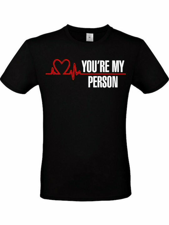Black T-shirt Unisex Pegasus Grey's Anatomy You Are My Person