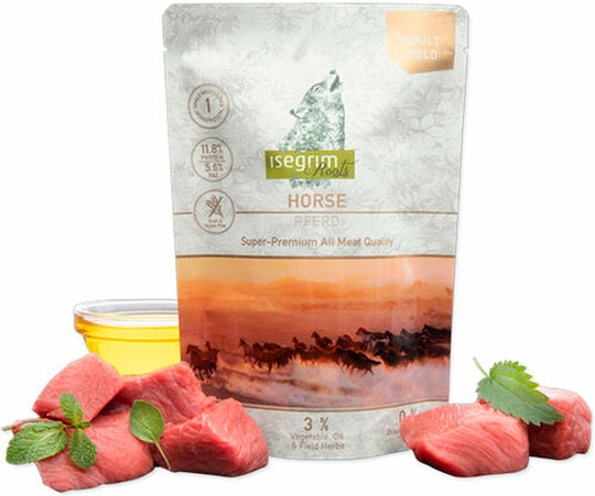 Isegrim Wet Food Dogs in Pouches with Meat Grain-Free & Gluten-Free 410gr