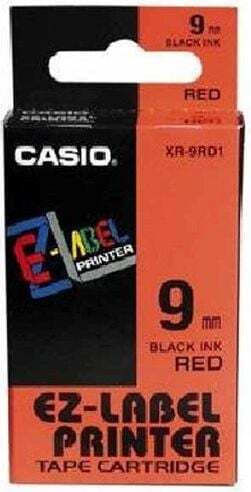Casio Ταινία Ετικετογράφου 8m x 9mm σε Μαύρο Χρώμα