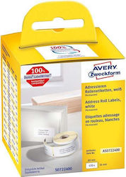 Avery Самозалепващи етикетни ролки за етикетен принтер 89x36мм 1бр Avery Самозалепващи етикетни ролки за етикетен принтер 89x36мм 1бр