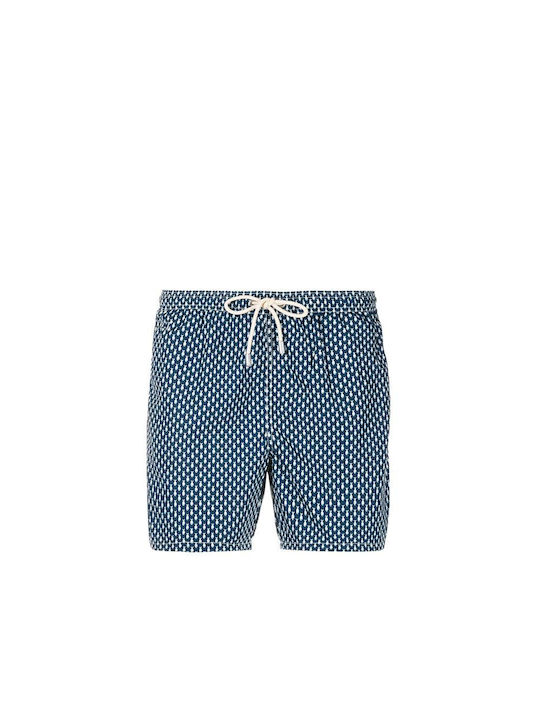 MC2 Herren Badebekleidung Shorts Blau mit Mustern