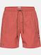 Herren Badebekleidung Shorts Rot mit Mustern