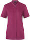 Karlowsky Coat Chef 100% Cotton made Female Fuchsia with Short Sleeve