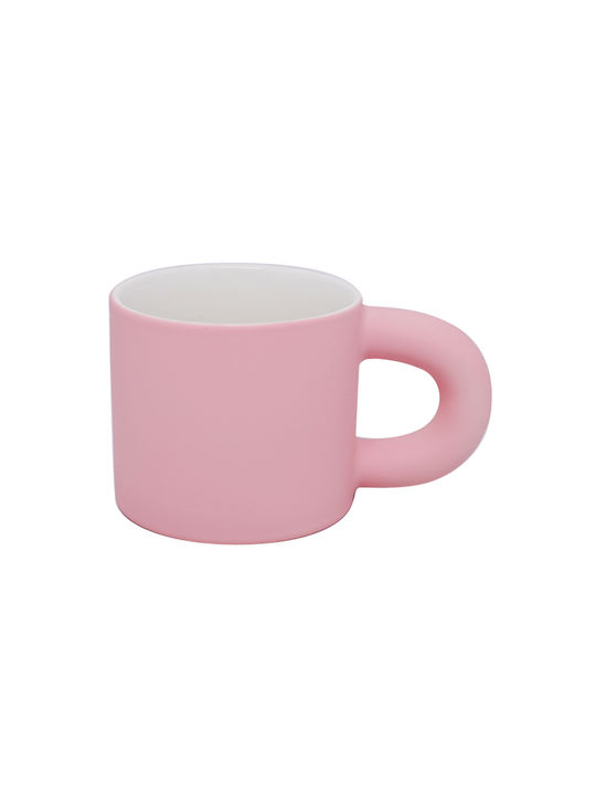 Miniso Cană Ceramică Roz 290ml 1buc