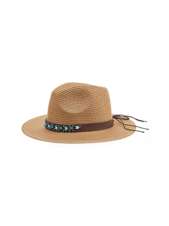 Green Women's Hat 05-0792 Straw Beige