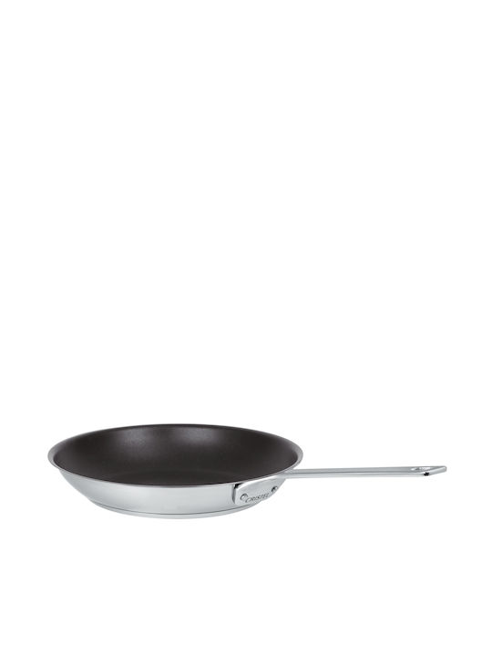 Cristel Stainless Steel Pan with Non-Stick Coating