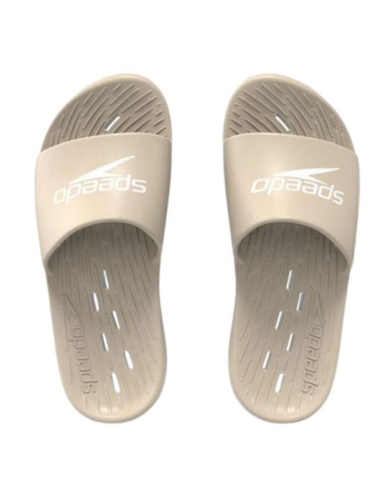Speedo Slides Beige