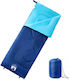 vidaXL Schlafsack Einzeln Blue