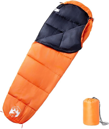 vidaXL Sac de dormit Single Portocaliu