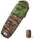 vidaXL Schlafsack Einzeln Green
