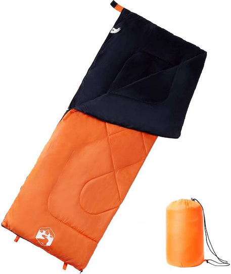 vidaXL Sleeping Bag Single Orange