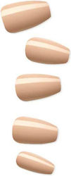Kiss Impress Nail Tips in Beige Color 30pcs