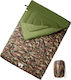 vidaXL Schlafsack Doppelter Green