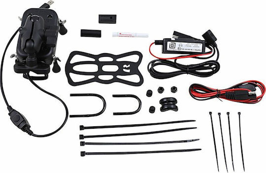 RAM Mount Tough Charge Mount Phone Motorcycle with Waterproof Case for Steering Wheel