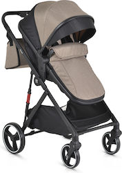 Moni Marbella Adjustable 3 in 1 Baby Stroller Suitable for Newborn Nougat 8.4kg