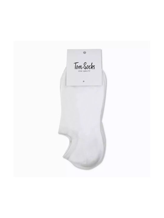 Solid Color Socks White 3Pack