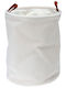 Aufbewahrungs- oder Wäschekorb aus Polyester H50xø38cm Weiß