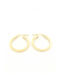 Earrings Hoops made of Gold 14K