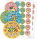 LearnHow Stickers 48 Pieces