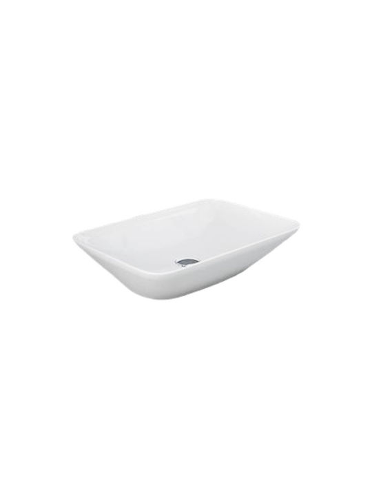 Rak Ceramics Variant Επικαθήμενος Νιπτήρας Πορσελάνης 55x36cm Λευκός