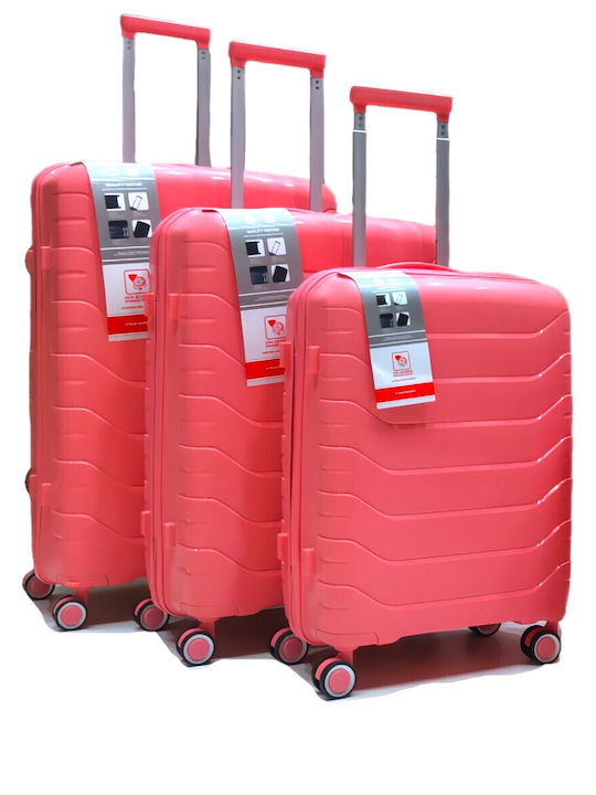 Ormi Travel Suitcases Hard Pink Maximum Height 75cm with Wheels