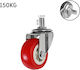 107238 Rotating Plastic Wheel 125mm