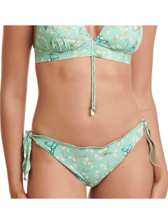 Erka Mare Bikini Bottom Mini Πεταλούδες 35411 Μέντα