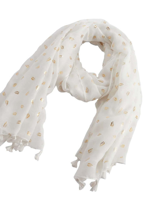 C'est Beau La Vie Women's Scarf White