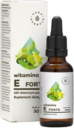 Aura Herbals Vitamin E Forte Витамин за Кожата & Антиоксидантно действие 12мг 30мл