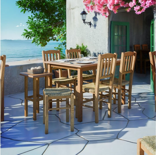 Καρέκλα Καφενείου Damnir-Charchie 41x42x92εκ. Καρυδί