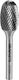 Graphite Router Carbură pentru Metal \ Aluminiu \ Plastic 25mm x 25mm