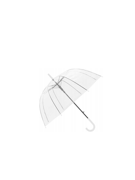 Automatischer Regenschirm Transparent Durchmesser 87 cm Hochzeitsschirm Aria Trade