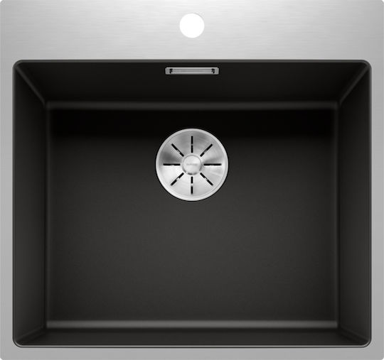 Blanco Ένθετος Νεροχύτης Inox Μ54.3xΠ51cm Μαύρος