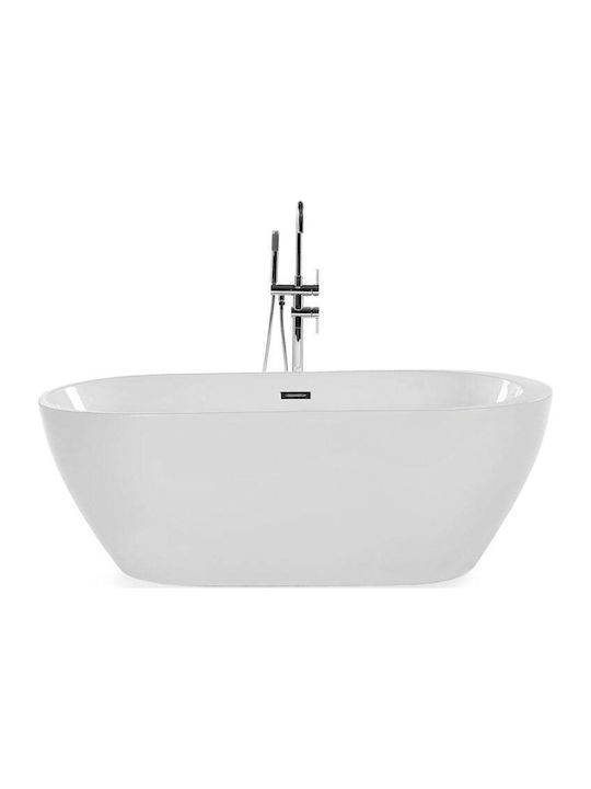 Beliani Freistehende Badewanne Acryl 170x80cm