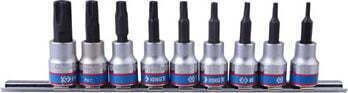 King Tony Bit-Stecknüsse mit Bits Torx und Antriebsvierkant 1/2'' Set 9Stück