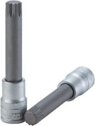 Teng Tools Дълъг Битов ключ с Spline връх и Квадратно Гнездо 1/2'' Размер M12x100мм 1бр Teng Tools Дълъг Битов ключ с Spline връх и Квадратно Гнездо 1/2'' Размер M12x100мм 1бр