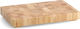 Zeller Rectangular Wooden Chopping Board Beige 42x27cm