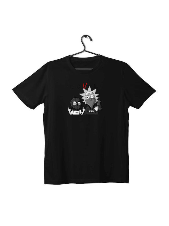 T-Shirt Unisex Schwarz Design Liebhaber