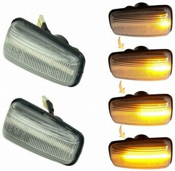 Flash Lumini LED 12V pentru Peugeot 106 / Expert / Partener / 306 / 406 / 806 2buc