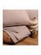 Melinen Sheet Set with 1 Pillowcase Semi Double with Elastic 120x200+32cm. Mini Amy Aqua 2pcs