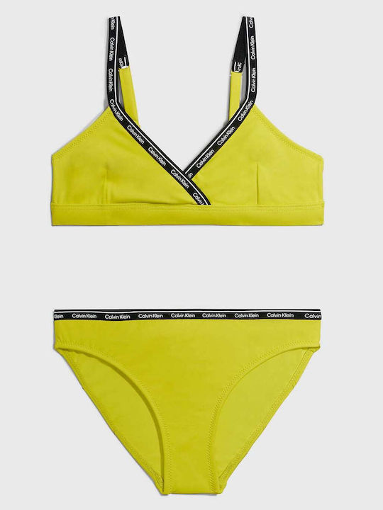 Calvin Klein Kids Swimwear Bikini Yellow