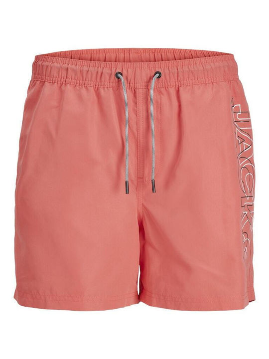 Jack & Jones Παιδικό Μαγιό Βερμούδα / Σορτς Κοραλί