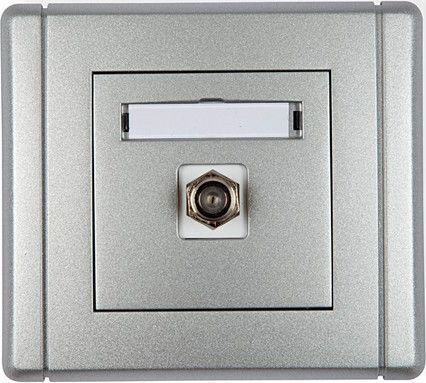 Karlik Satellitenbuchse in Silber Farbe FGF-1